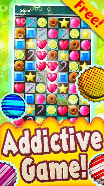 Candy Matcher - Simple Match 3 Puzzle Game For Kids HD FREE