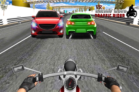 VR Racing Moto Traffic Rider screenshot 2