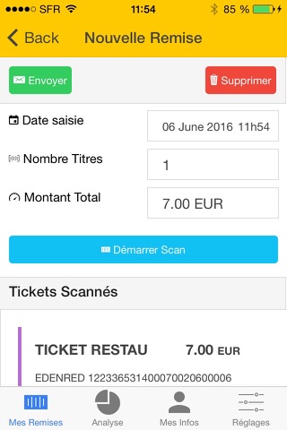 Ticket Resto Facile screenshot 2