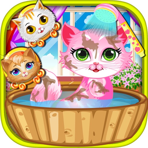 Care Your Sweet Cats - Spa, Makeover, Dress Up Games Icon