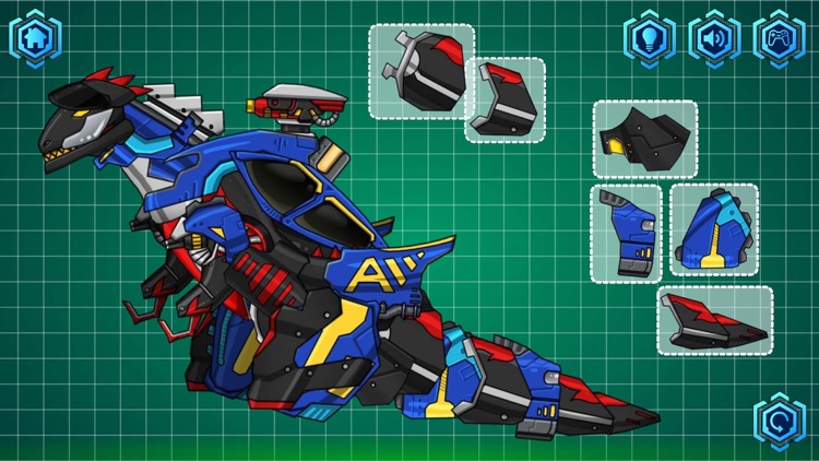 Tyrannosaurus Rex – Coolest Robot Assemble Puzzle Casual Game