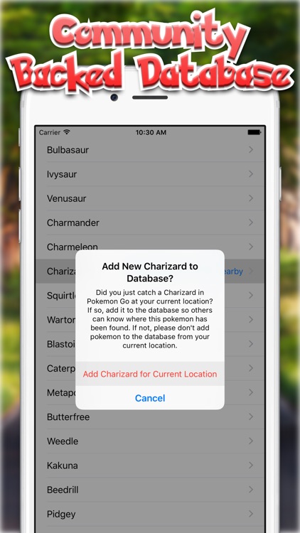 Finder for Pokémon Go