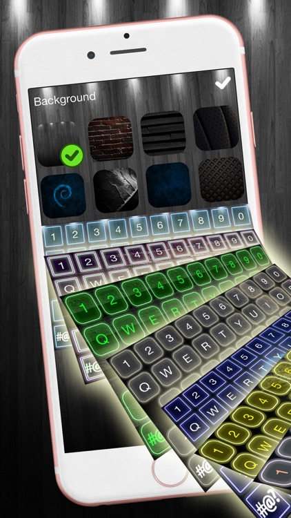Neon Led Keyboard Designs – Custom Keyboards with Fancy Color Backgrounds, New Emoji.s and Fonts