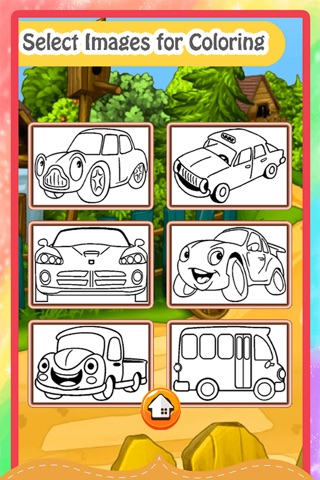 Kids Vehicle Coloring Book Cars coloring Pages Set screenshot 3