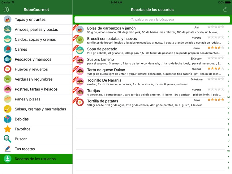 RoboGourmet: Recetas Thermomix para iPad screenshot-3