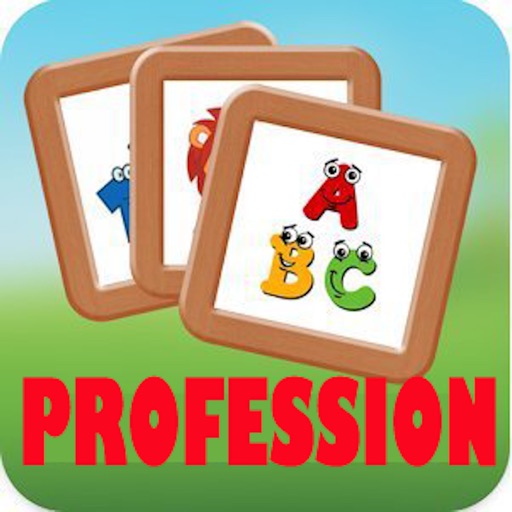 Pre-K Profession Names Learning-Learn Job and occupation Profession With interactive flashcards icon