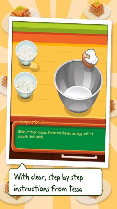 How to cancel & delete Tessa’s Cooking Lasagne– learn how to bake your Lasagne in this cooking game for kids from iphone & ipad 3