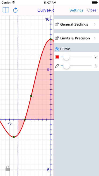 Curve Plot Graph Calc Lite screenshot-3