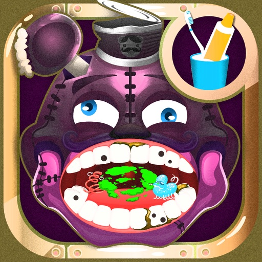 Scary Nights at the Kids Dentist – Little Tooth Monster Games for Free Icon