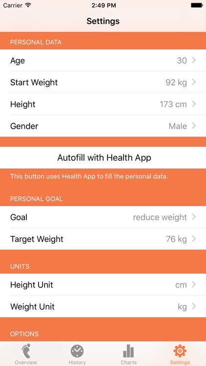 Weight Tracker Lite screenshot-3