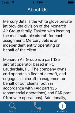 Mercury Jets - Jet Charter screenshot 4