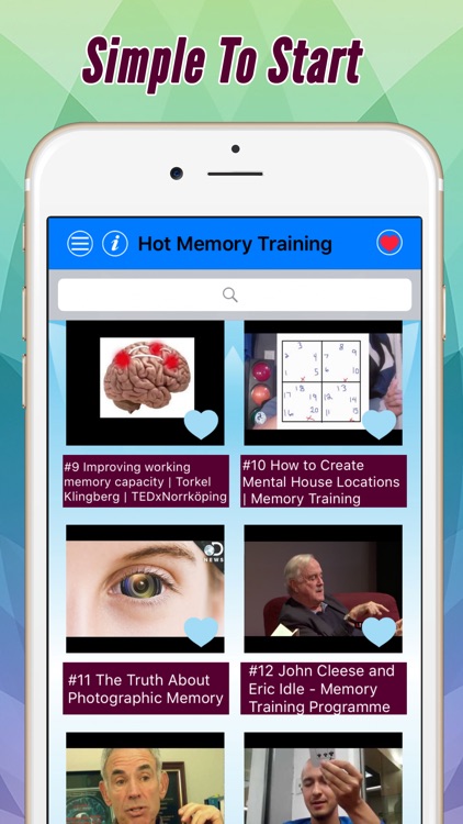Videos Improve Your Memory Test Every Day