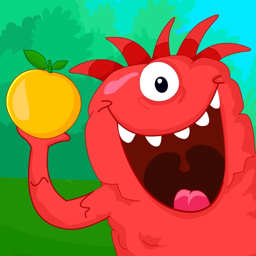 Chomping Monsters - Fruits Puzzles Games For Kids