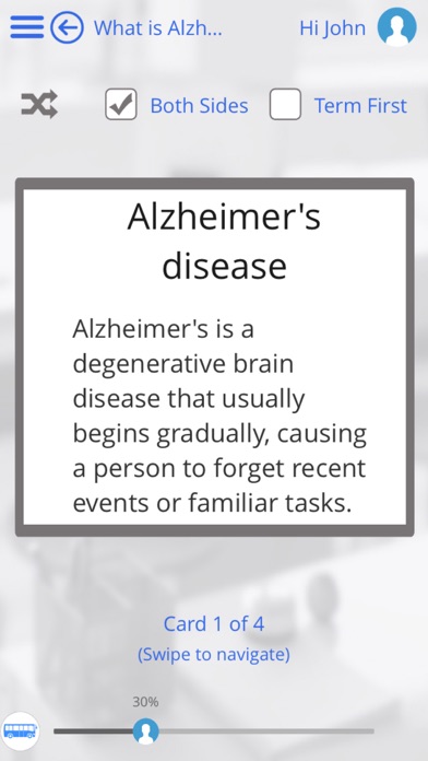 How to cancel & delete Alzheimer's and Parkinson's Disease by GoLearningBus from iphone & ipad 3