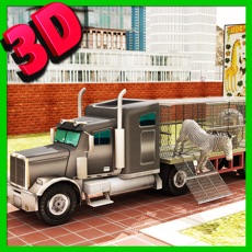 Activities of Zoo Animal Transport Truck Driving and Parking Mania