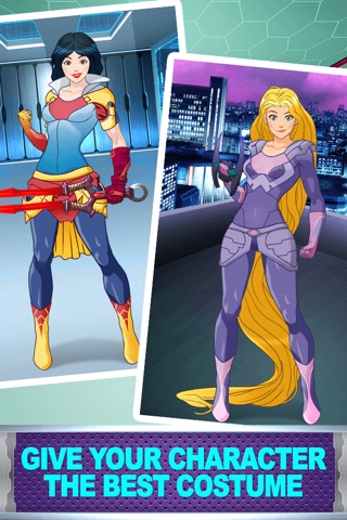 Super Hero Princess Dress-Up 2 – Beauty Makeover Games for Girls Free screenshot 2