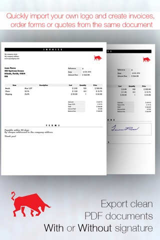 Invoice Maker Platinum: Essential PDF Invoicing & Mobile Estimates screenshot 2