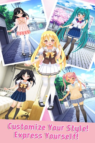 可愛いアニメ女の子 無料で遊べる美少女着せ替えゲーム screenshot 3