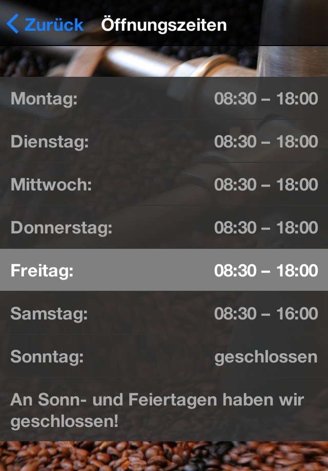 HAGEN Kaffee Kaffeehaus screenshot 2