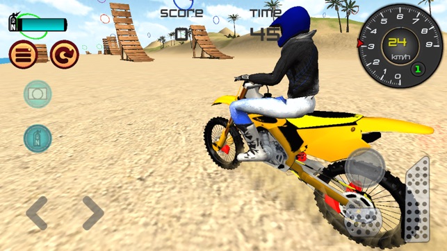 Motocross Beach Jumping 3D - Motorcycle Stunt Game(圖1)-速報App