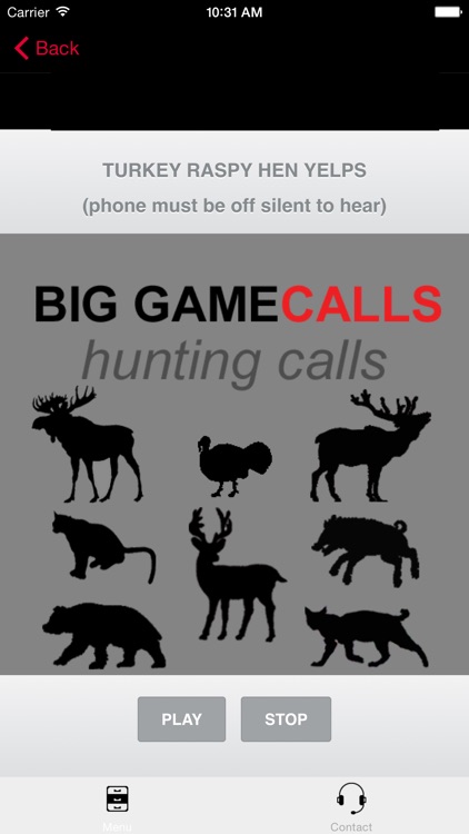 Big Game Hunting Calls SAMPLER - The Ultimate Hunting Calls App