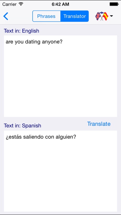 English-Spanish Love & Sex Translator (Offline) screenshot-3