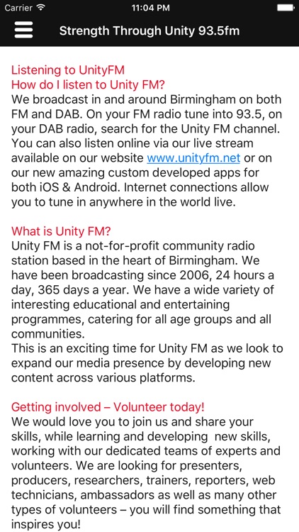 Unity FM 93.5 screenshot-3