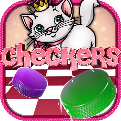 Checkers Boards Puzzle Pro - “ Cats and Kittens Games with Friends Edition ” icon
