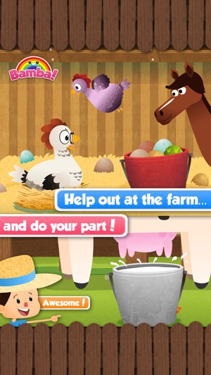 Bamba Farm (Free) - Learn about numbers and animals(圖3)-速報App