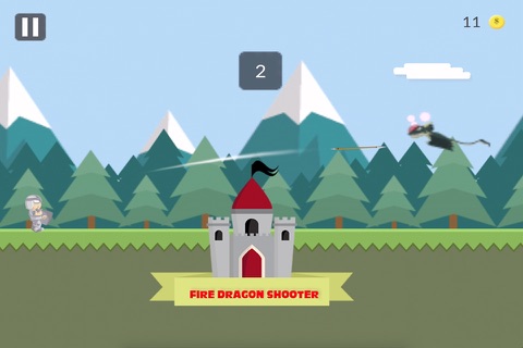 Fire Dragon Shooter - Free Archery Shooting Game For Kids screenshot 2