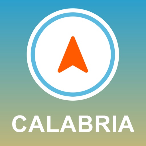 Calabria, Italy GPS - Offline Car Navigation icon