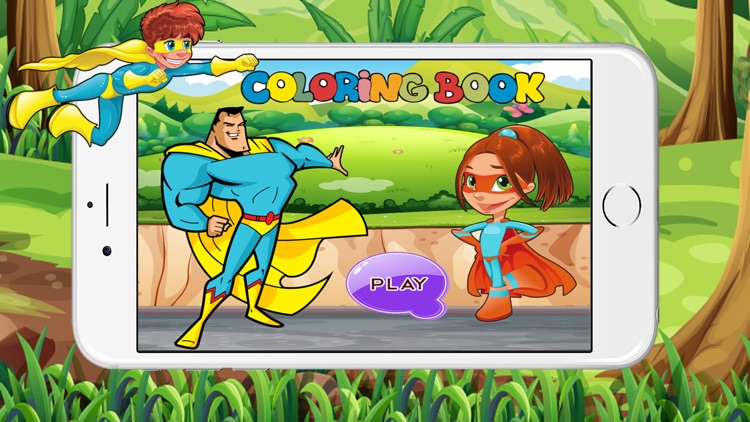 Superhero Coloring Books