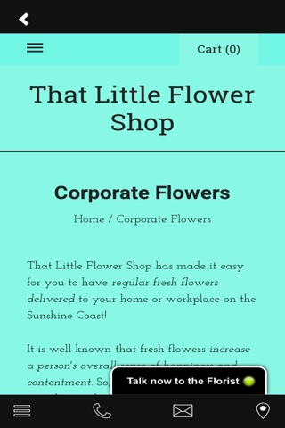 That little flower shop app screenshot 3