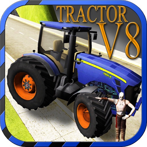 V8 reckless Tractor driving simulator – Drive your hot rod muscle machine on top speed