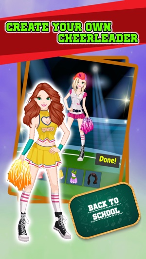 CHEERLEADER STAR - High School Fashion Life Dress-up Makeove(圖2)-速報App