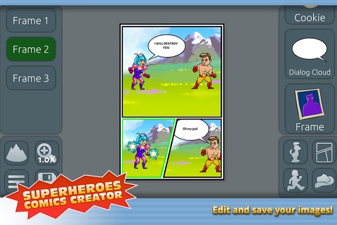 Superheroes Comics Creator screenshot 4