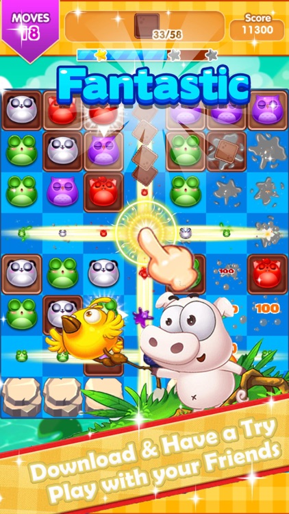 Lovely Pets Garden Mania:Match 3 Free Game