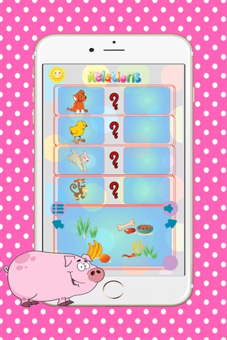 Animals relations : learning education games for child development fun and free screenshot 3