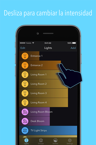 Huemote – A Fast Remote for Your Philips Hue Lights screenshot 2