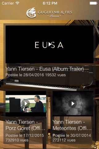 Pianos Guglielmi screenshot 2