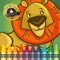 Icon Wild animals Coloring Book: These cute zoo animal coloring pages provide learning skill games free for children and toddler any age