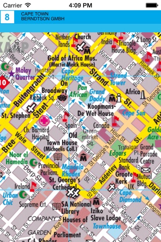 Cape Town. Road map. screenshot 3