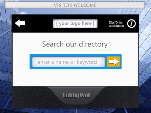 LobbyPad Visitor Management Virtual Reception - Office Building Directory screenshot 2