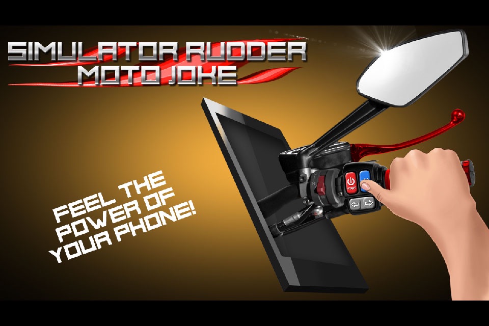 Simulator Rudder Moto Joke screenshot 2