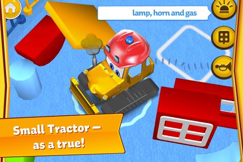 Mika 'Doz' Spin - bulldozer truck vehicle car game for kid screenshot 3