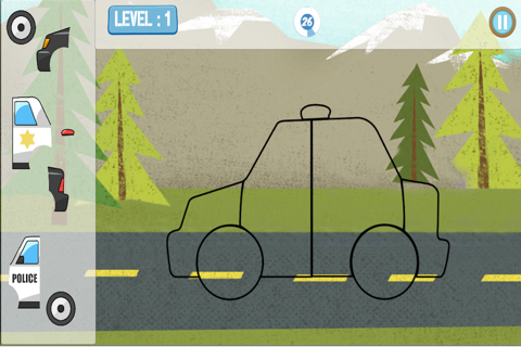 jigsaw learning game for toddlers and kids with car truck and amazing vehicles screenshot 3