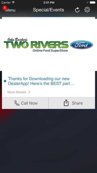 How to cancel & delete John Barker's Two Rivers Ford from iphone & ipad 4