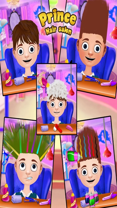 Prince Hair Salon: Hair salon games for girlsのおすすめ画像3