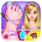 Princess rescue Leg Surgery - Nail Doctor Toe Nail Surgery, Kids free games for fun