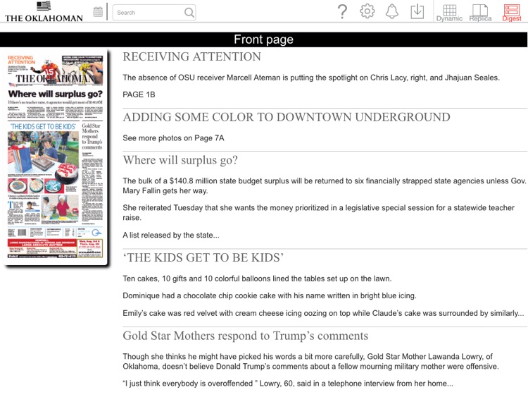 The Oklahoman Print Replica screenshot-3